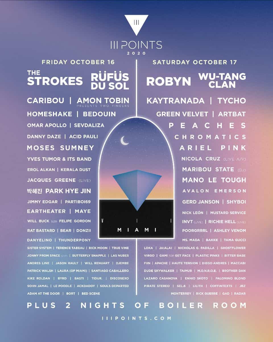 III Points Officially Announces Postponement with New Lineup