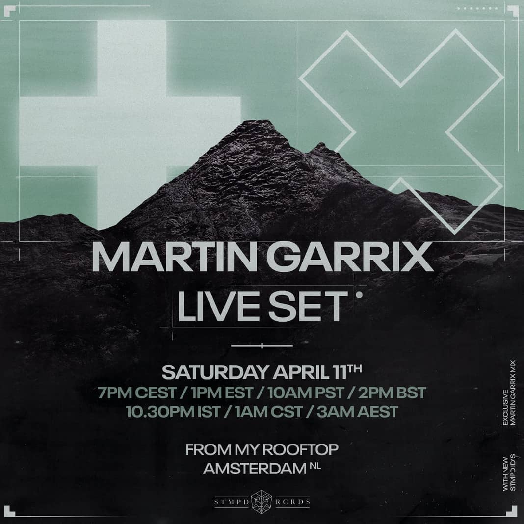 Martin Garrix Announces An Exclusive Live Set For Saturday April 11th
