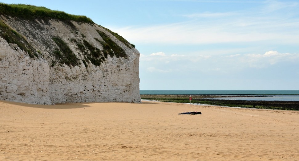 Police shut down a rave on Kent beach this weekend