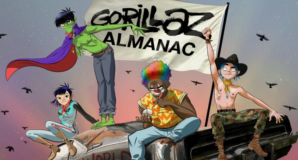 Gorillaz announce hardback annual with comic strips, puzzles and exclusive artwork