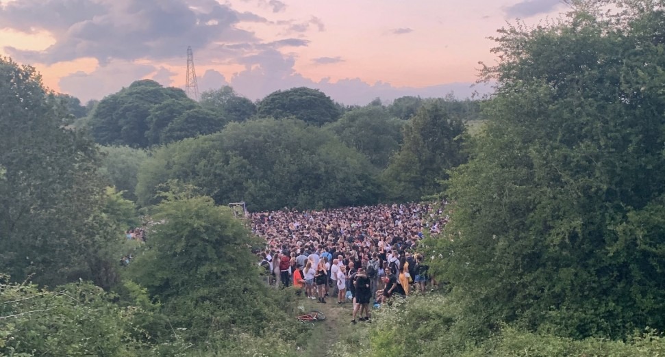 Thousands of people attended two illegal raves near Manchester over the weekend