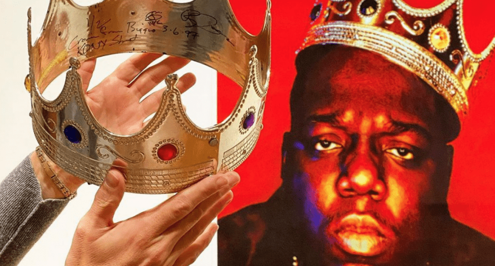 The Notorious B.I.G.’s iconic crown sells for almost $600,000 at hip-hop auction
