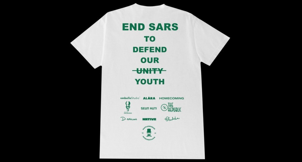 Lagos creative community and skate crew WAFFLESNCREAM, launches t-shirt to raise funds for #EndSARS movement