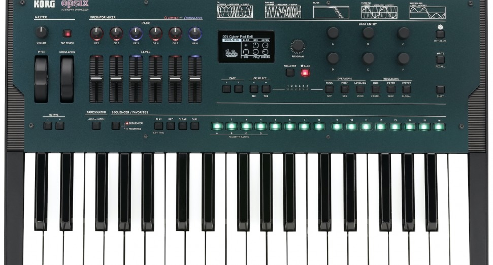 Korg introduces new DX7-style synth opsix