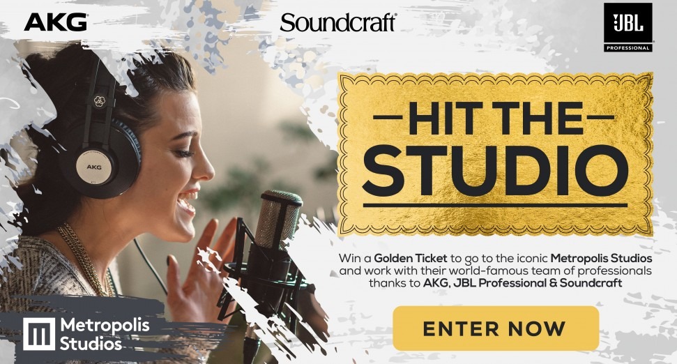Win the chance to record at legendary Metropolis Studios with AKG and JBL