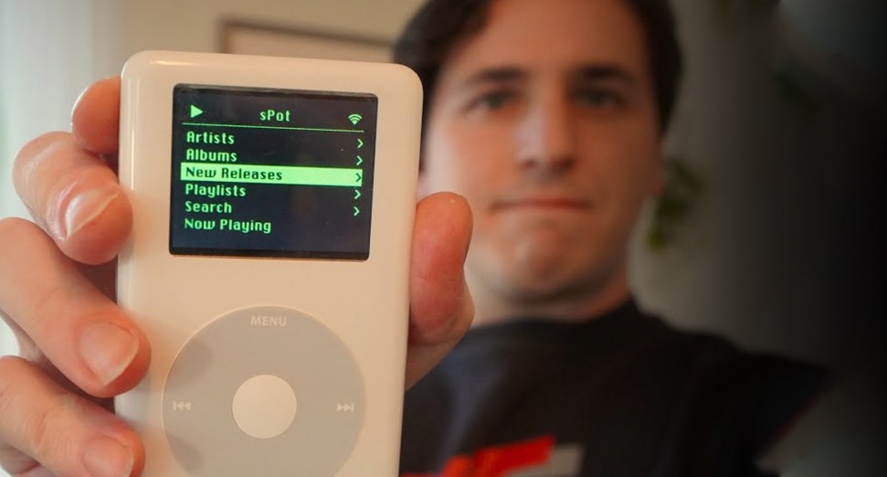 Someone hacked an iPod Classic to stream from Spotify
