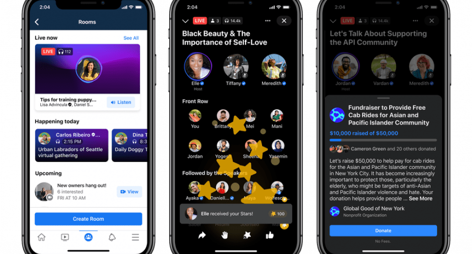 Facebook announce Clubhouse competitor, podcasting and a “sound studio in your pocket”