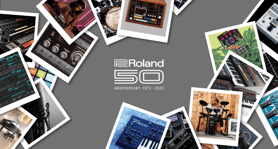Roland celebrates 50th anniversary with new website