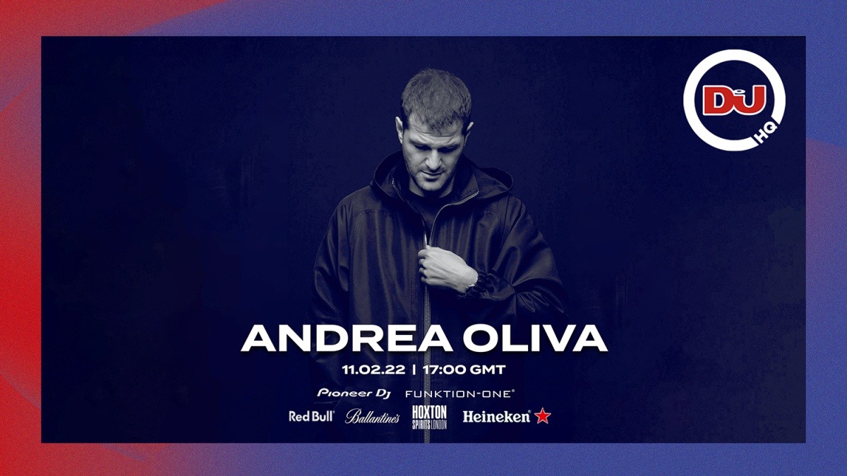 Watch Andrea Oliva live from DJ Mag HQ, this Friday