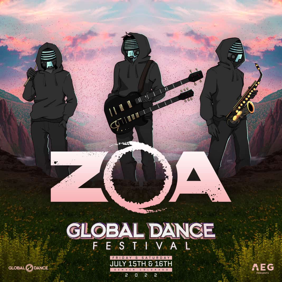 Live EDM Trio ZOA Announced for Global Dance Festival