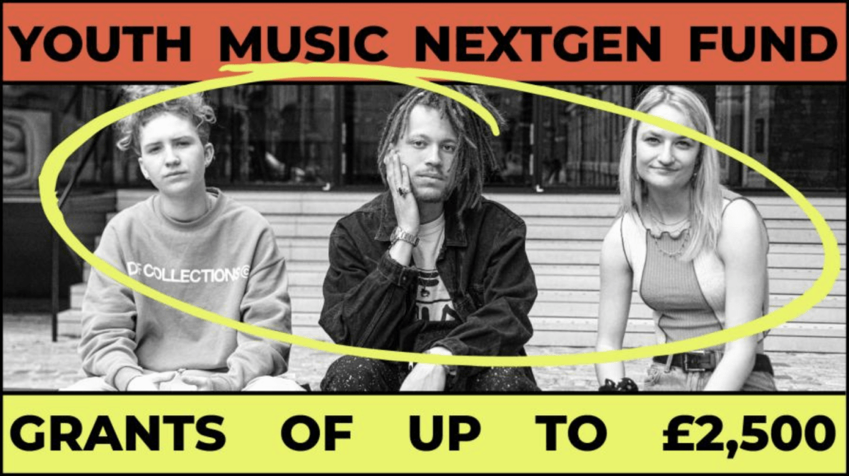 Youth Music announces third round of NextGen Fund for aspiring creatives