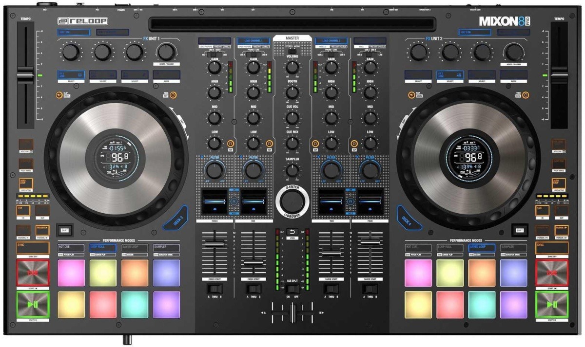 Reloop launches new flagship four-channel controller Mixon 8 Pro