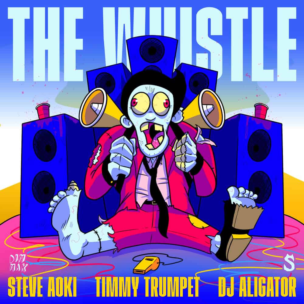 Steve Aoki & Timmy Trumpet Revamp Iconic DJ Aligator Club Smash to Unleash a Brand-New Banger, “The Whistle”