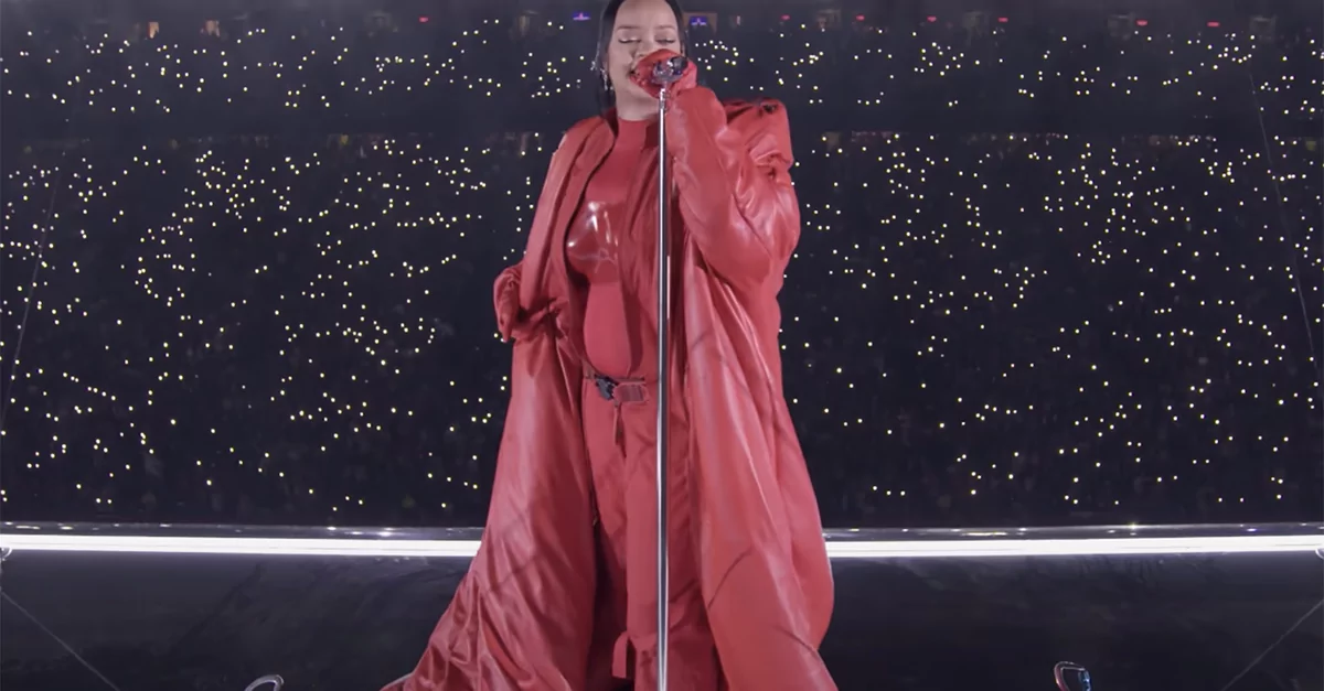 Rihanna gives first live performance in five years at Super Bowl Halftime show: Watch