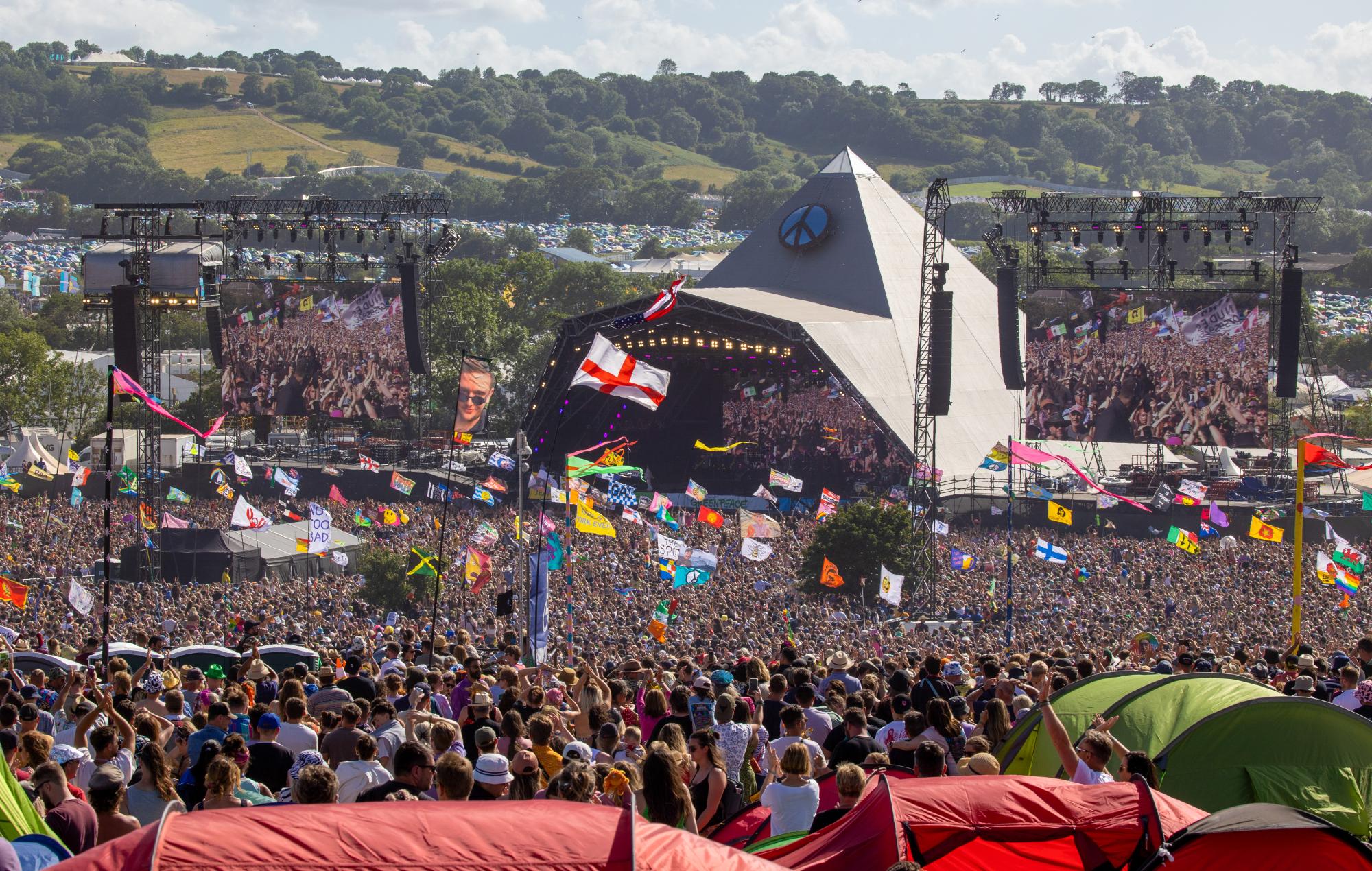 Glastonbury Festival crowd