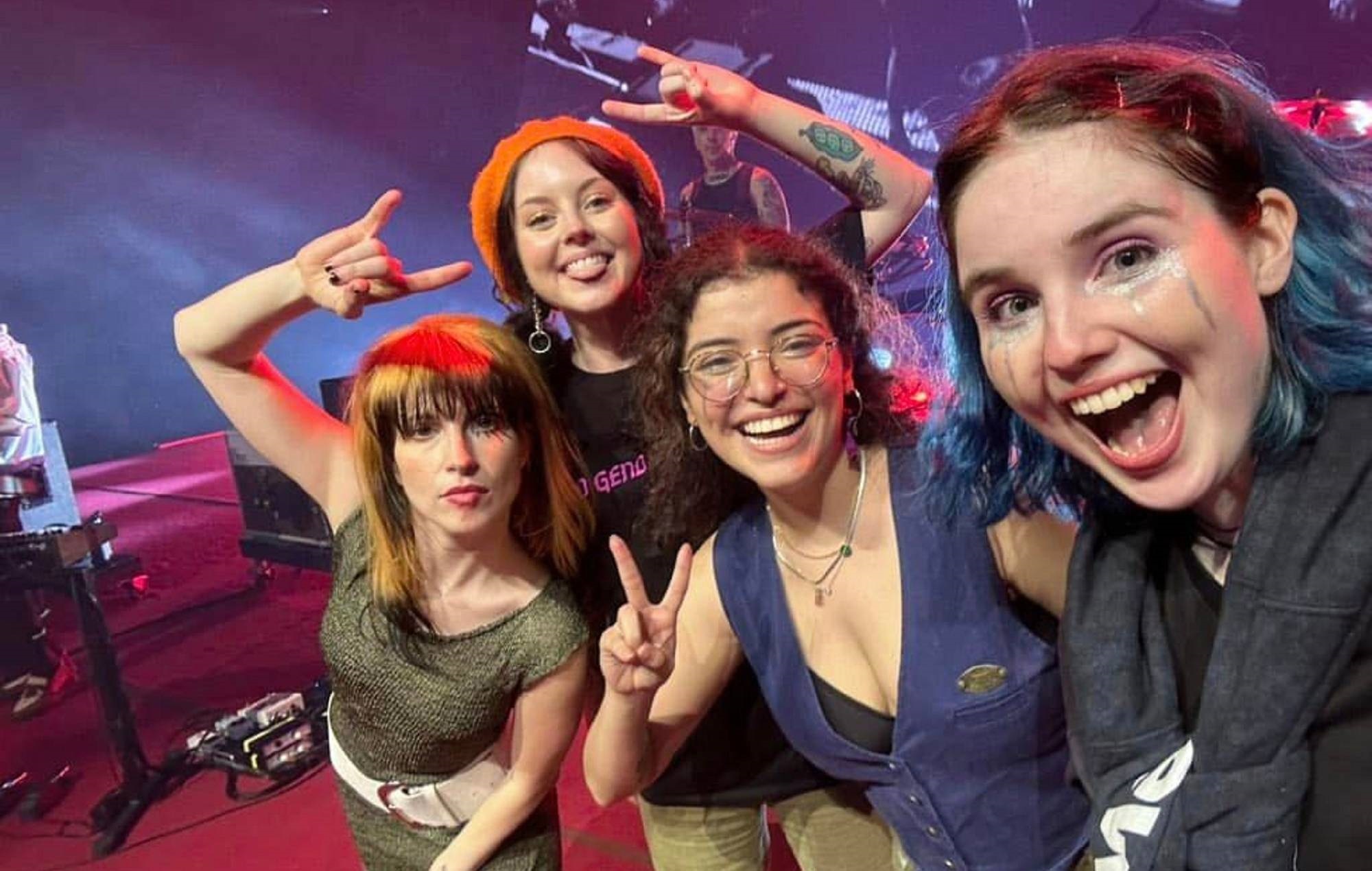 Paramore’s Hayley Williams invites singer from upcoming girl group Peaness on stage in Manchester