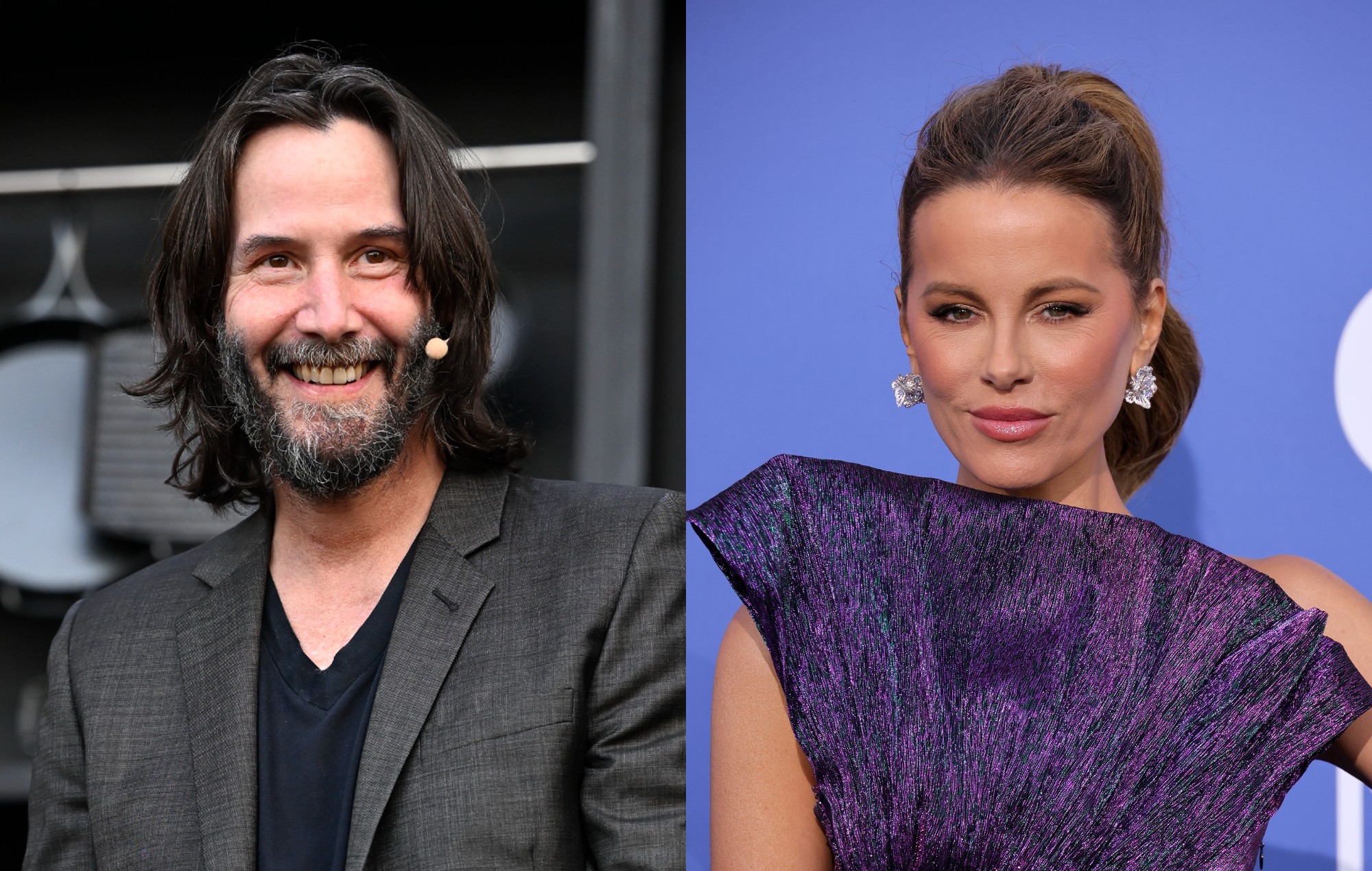 Keanu Reeves helped “save” Kate Beckinsale from a wardrobe malfunction at Cannes