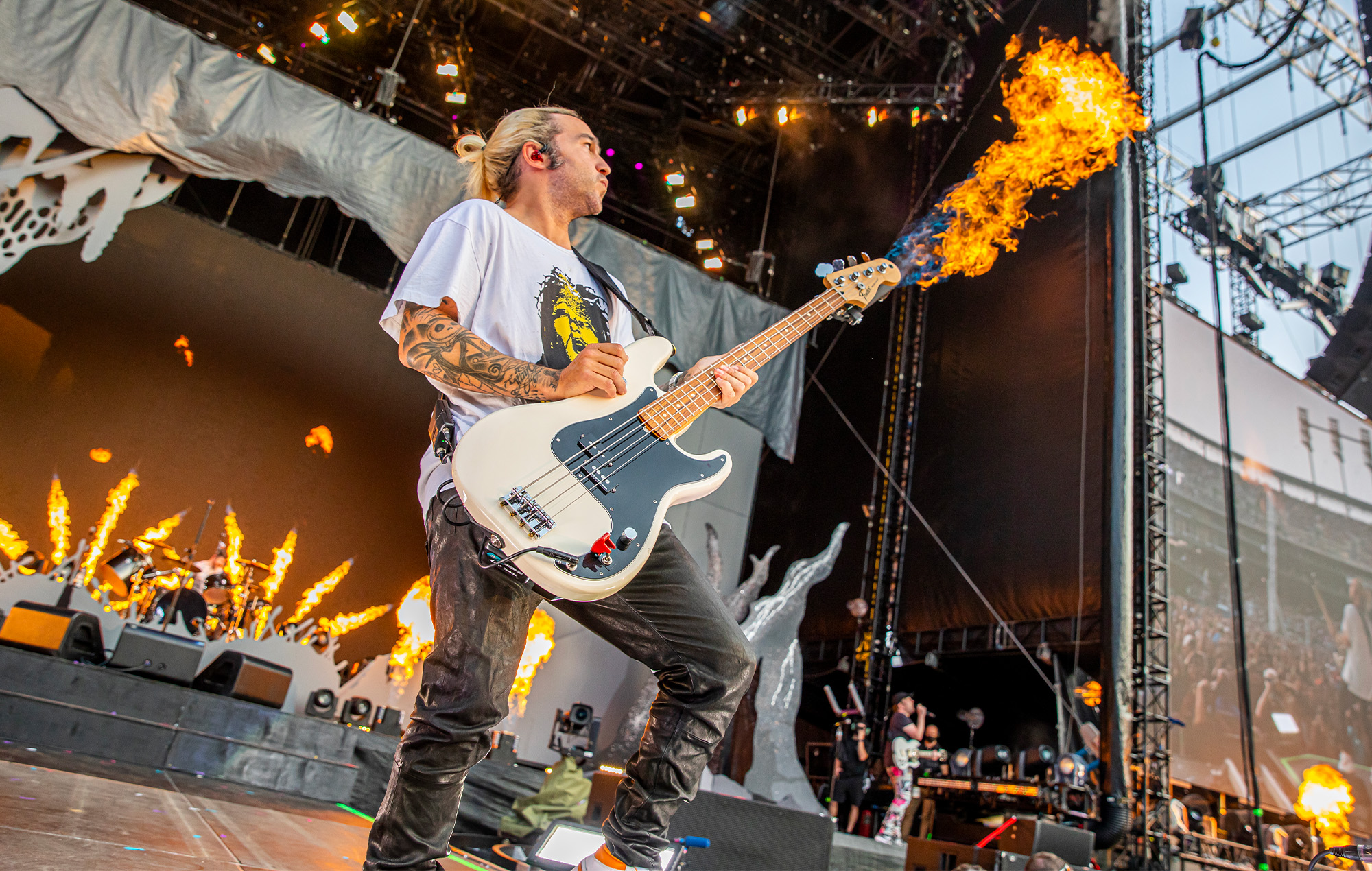 Pete Wentz on why Fall Out Boy’s updated ‘We Didn’t Start The Fire’ doesn’t mention COVID