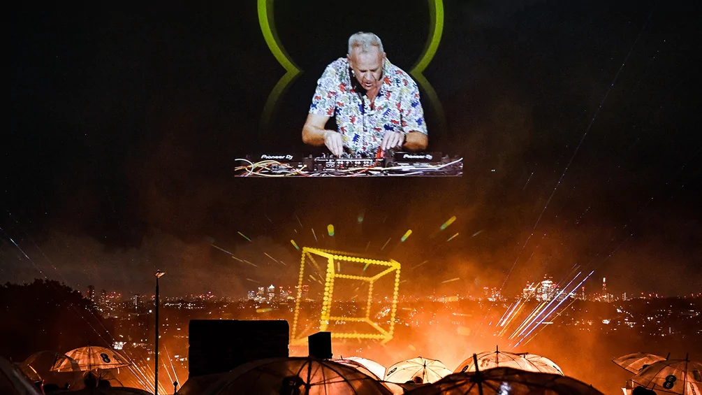 Fatboy Slim hologram plays surprise show above Alexandra Palace: Watch