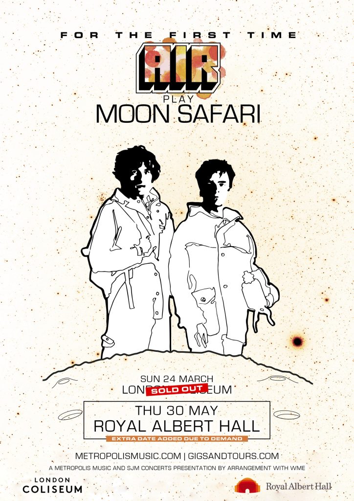 AIR celebrates the 25th anniversary of their seminal debut album Moon Safari