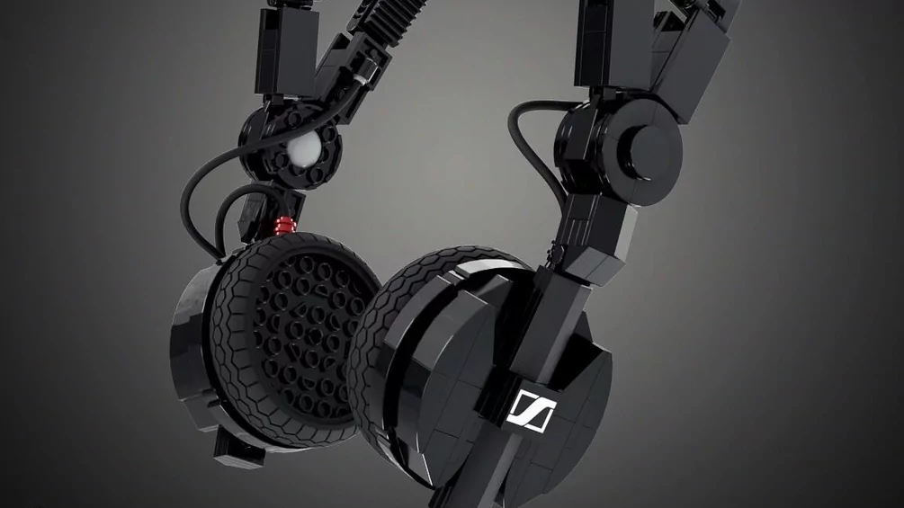 LEGO Sennheiser HD25 DJ headphones designed by artist