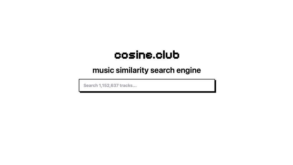 This new music search engine recommends tracks based on similarity
