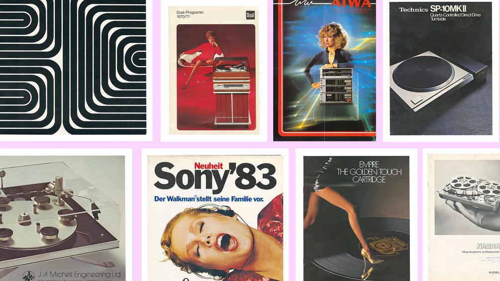 Audio Erotica: the graphic design of rare vintage hi-fi brochures