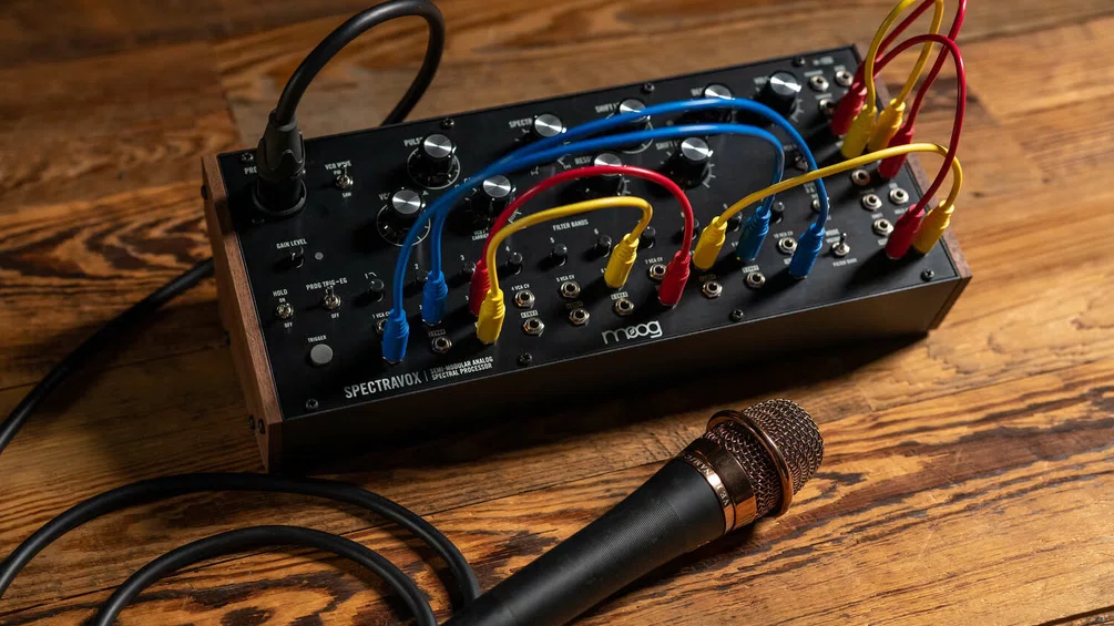 Moog announces new semi-modular filter bank, Spectravox