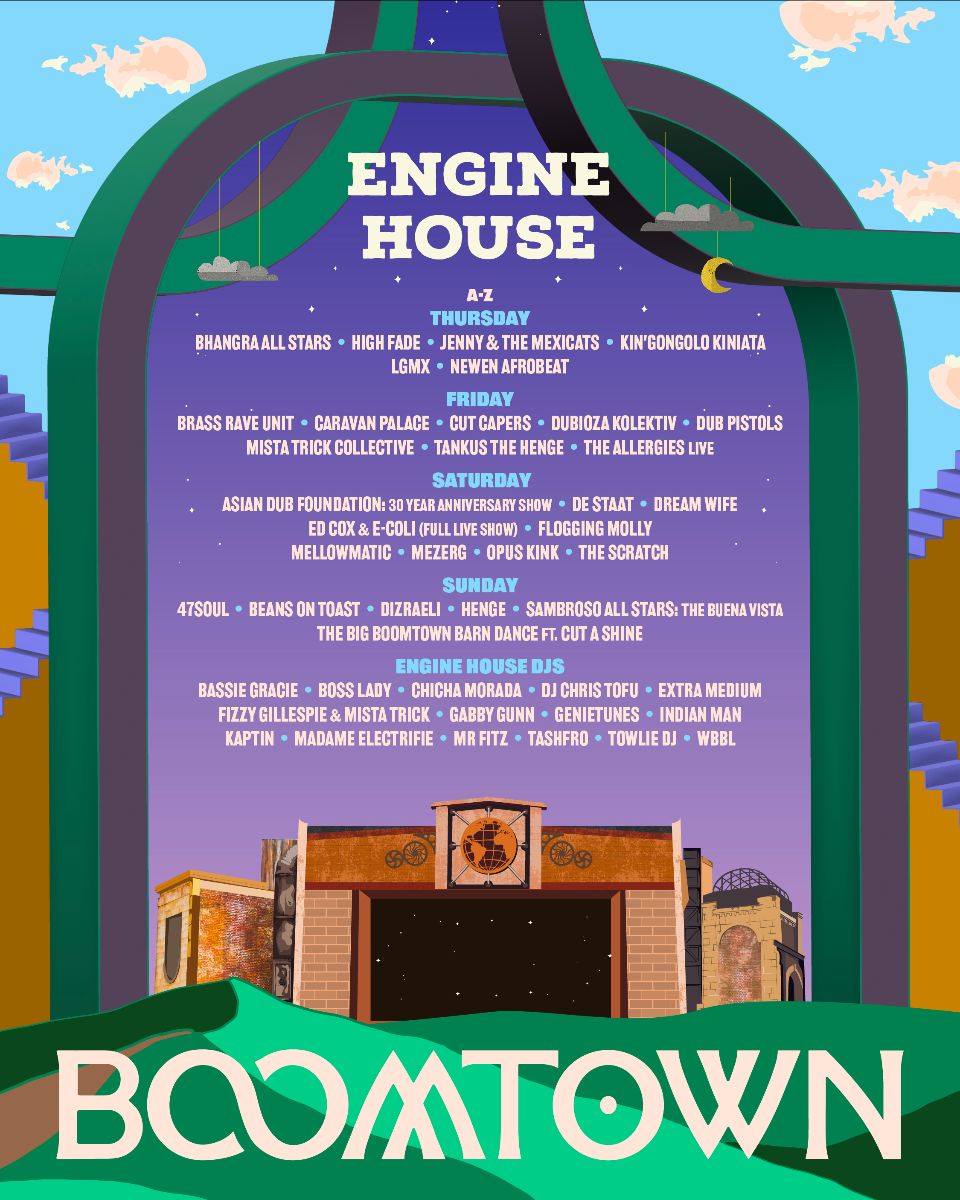 Boomtown 2024 Engine House lineup