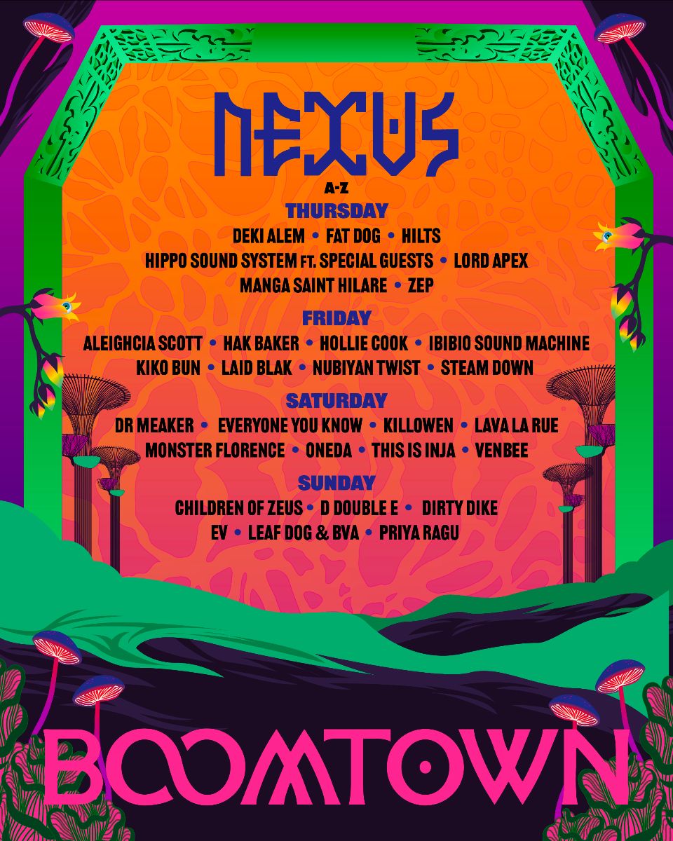 Boomtown 2024 Nexus Lineup