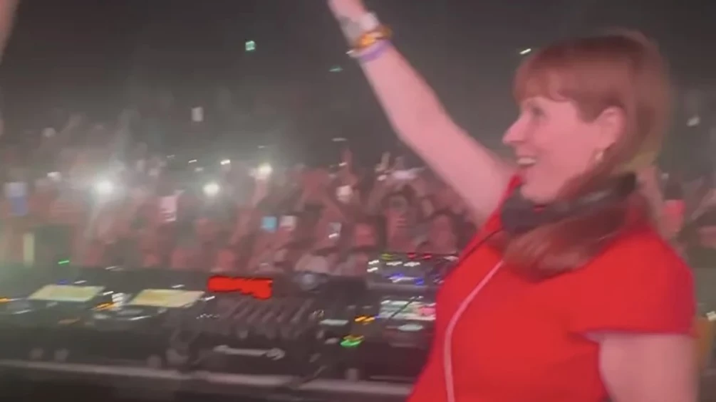 UK Deputy Prime Minister Angela Rayner joins Fisher on stage at Hï Ibiza: Watch