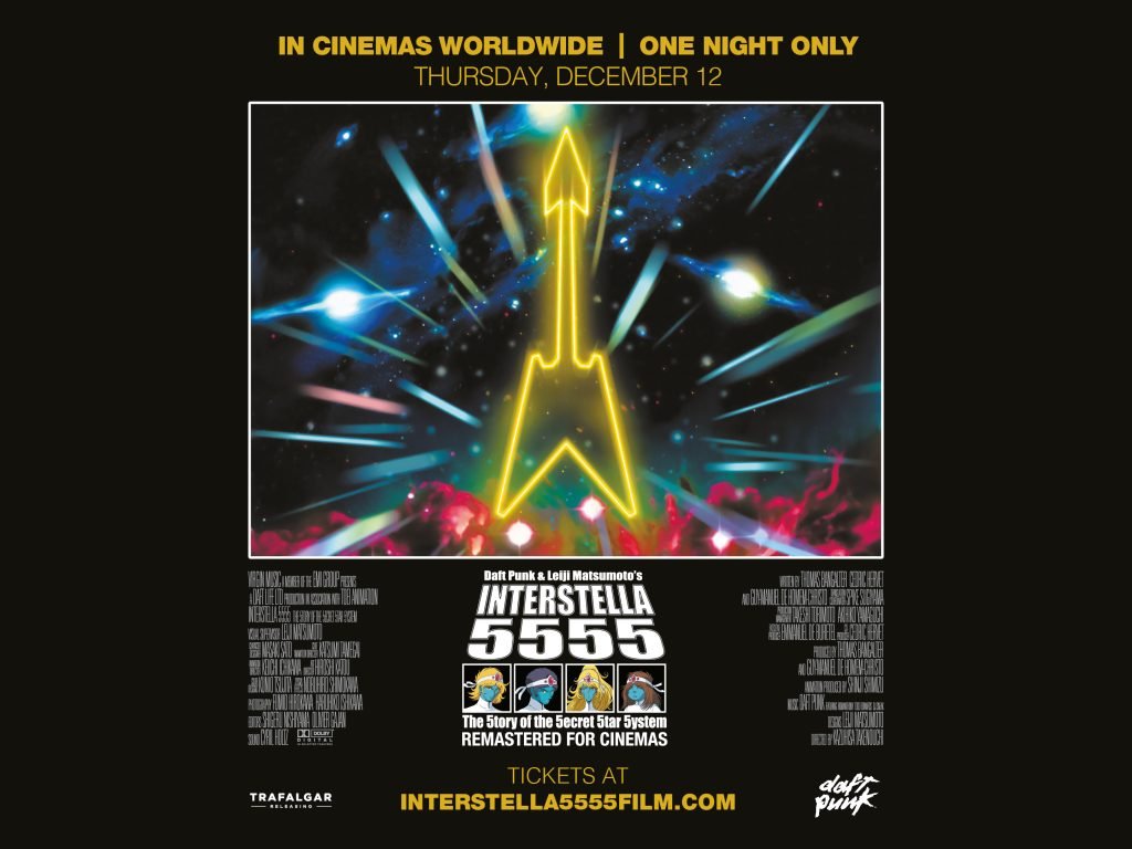 Daft Punk’s Interstella 5555: The 5tory of the 5ecret 5tar 5ystem to screen in cinemas