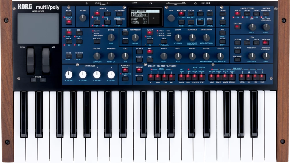 Korg announces new analogue modelling synth, the multi/poly