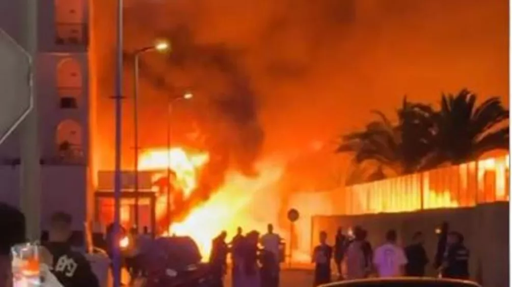 Fire next to Ushuaïa Ibiza destroys two restaurants and unopened venue