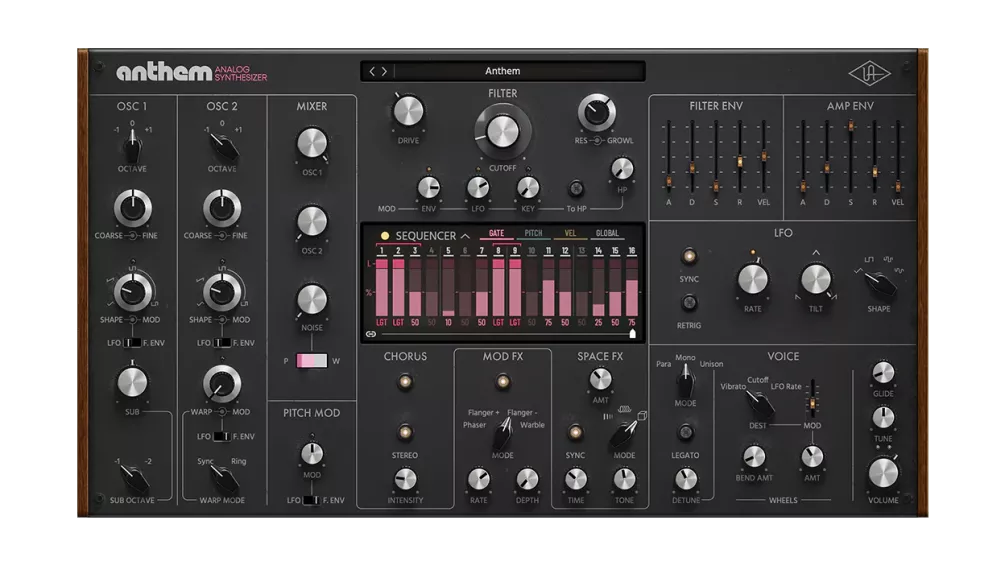 Universal Audio announces new analogue-flavoured soft synth, Anthem